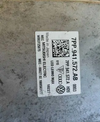 Audi Q7 4M Headlight ballast module Xenon 7pp941572AB