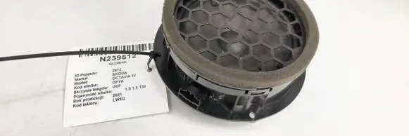 Skoda Octavia Mk4 Subwoofer speaker 5E3035411A