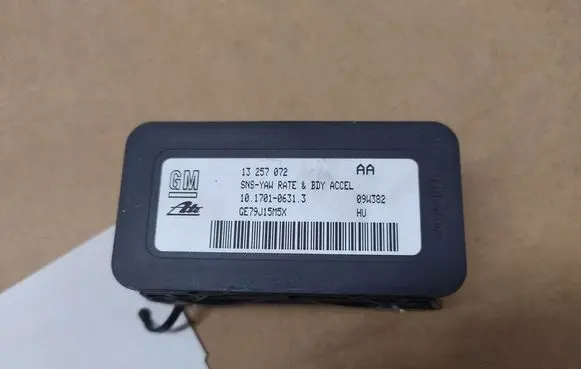 Opel Astra H ESP acceleration yaw rate sensor 13257072