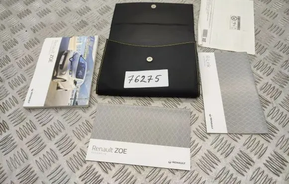 Renault Zoe Owners service history hand book 
