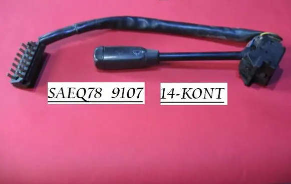 Mercedes-Benz W123 Wiper control stalk SAEQ78 9107