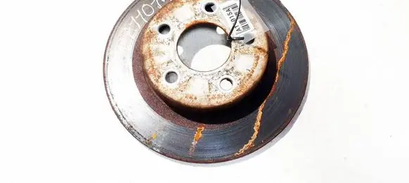 Opel Astra H Rear brake disc neventiliuojamas