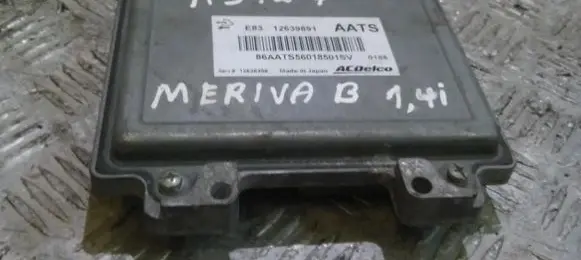 Opel Meriva B Engine control unit/module 12639891 86aats56018501sv