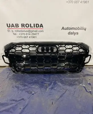 Front bumper upper radiator grill