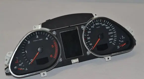Audi A6 S6 C6 4F Speedometer (instrument cluster) 4F0920933J 4F0910930C 503001721801