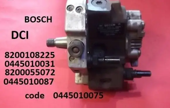 Opel Vivaro Fuel injection high pressure pump 0445010075 8200108225 0445010031