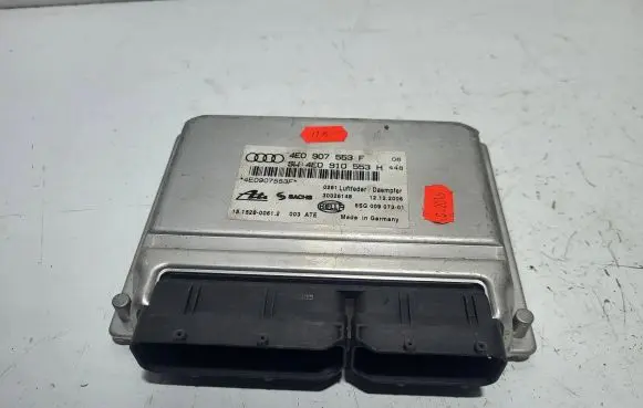 Audi A8 S8 D3 4E Air suspension control unit module (rear) 4E0910553H 30326148 4E0907553F