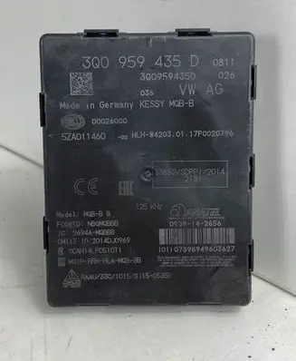 Volkswagen PASSAT B8 Keyless (KESSY) go control unit/module 3Q0959435D 00026000 5ZA011460