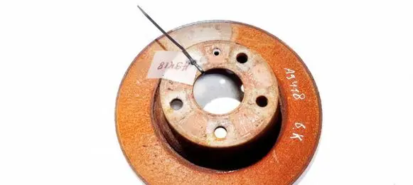 Audi TT TTS Mk2 Rear brake disc neventiliuojamas