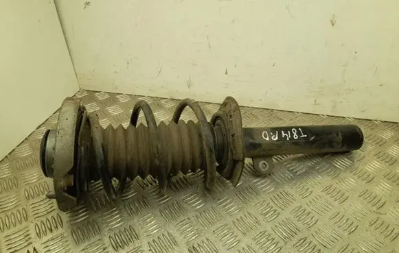 Front shock absorber with coil spring