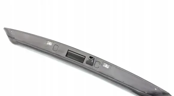 Trunk door license plate light bar