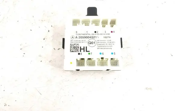 Mercedes-Benz C W205 Door control unit/module 2059004521 2059000828