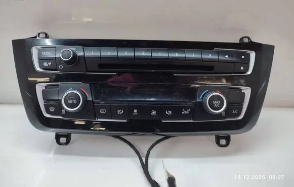 BMW 3 F30 F35 F31 Climate control unit 9363498 6131936349802