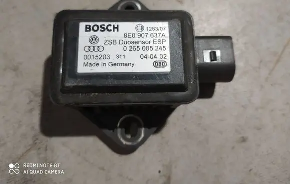Volkswagen PASSAT B5.5 ESP acceleration yaw rate sensor 8E0907637A