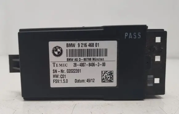BMW 5 F10 F11 Seat heating relay 921646801