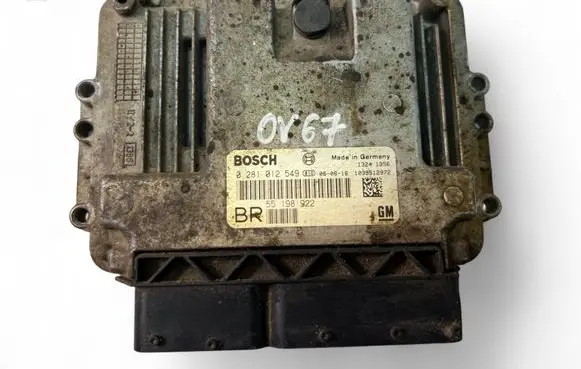Opel Zafira B Engine control unit/module ECU 55198922 0281012549