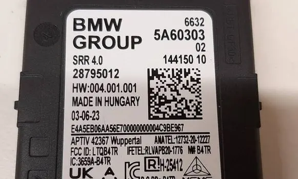 BMW X6 G06 Blind spot module 5A60303 5A55119 5A4DAA4