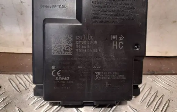 Chevrolet Camaro Keyless (KESSY) go control unit/module 13510106