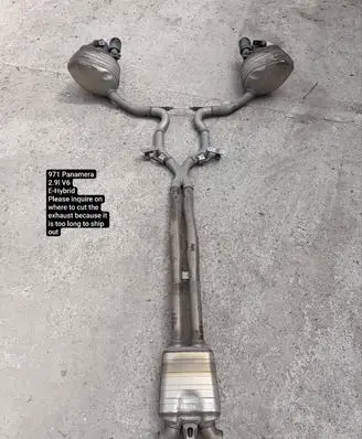 Porsche Panamera (971) Muffler/silencer 971253211A
