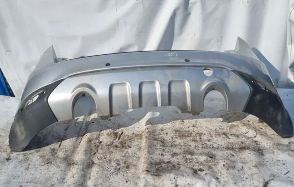 Ford Kuga I Rear bumper SIDABRINIS