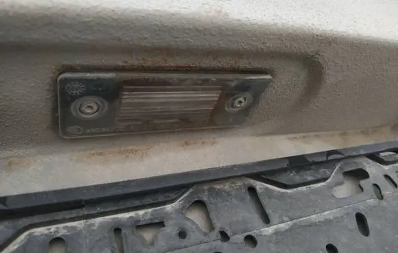 Skoda Yeti (5L) Number plate light