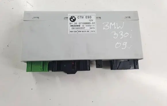 BMW 3 E92 E93 Sunroof control unit/module 07199885 55892110 091950337