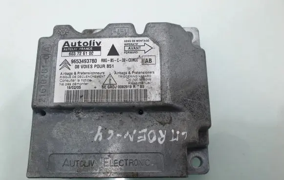 Citroen C4 I Airbag control unit/module 603726100 9653493780