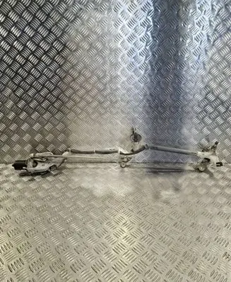 Front wiper linkage and motor