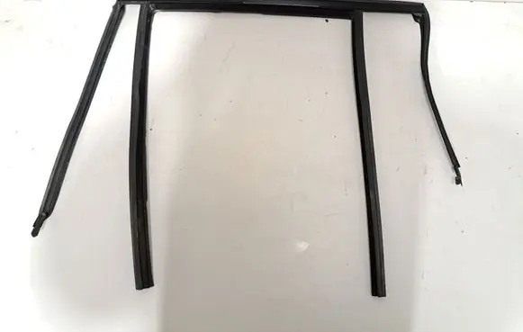 Rear door glass trim molding