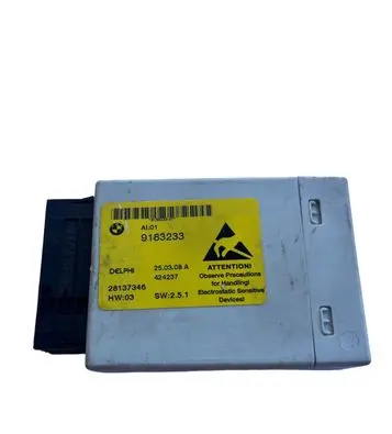 BMW 5 E60 E61 Center console control module 9183233 424237