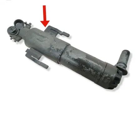 Headlight washer spray nozzle