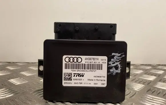 Audi A6 S6 C7 4G Hand brake control module 4H0907801H 4H0907801A