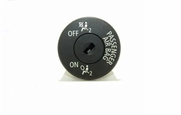 Passenger airbag on/off switch