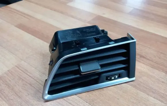 Dashboard side air vent grill/cover trim