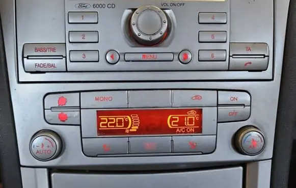 Climate control/heater control trim
