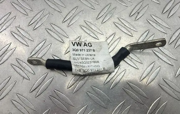 Volkswagen PASSAT B8 Negative earth cable (battery) 3Q0971237B