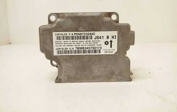 Chrysler Sebring (JS) Airbag control unit/module P04672404AC 39754C TBSME0457S0173