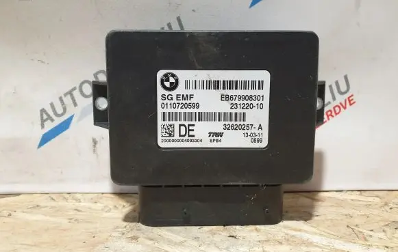 BMW 5 F10 F11 Rear brake EMF control unit/module 32620257