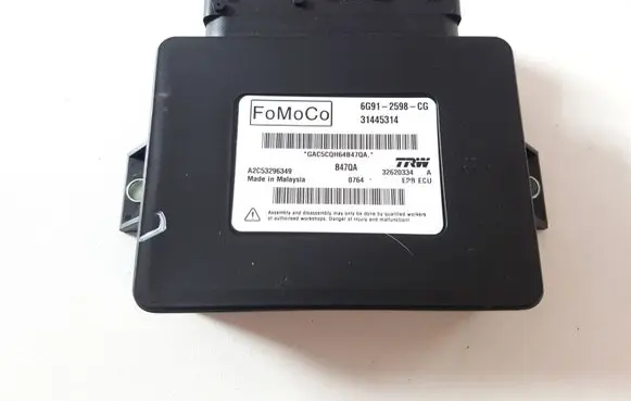 Volvo XC60 Hand brake control module 31445314 6G912598CG 32620334