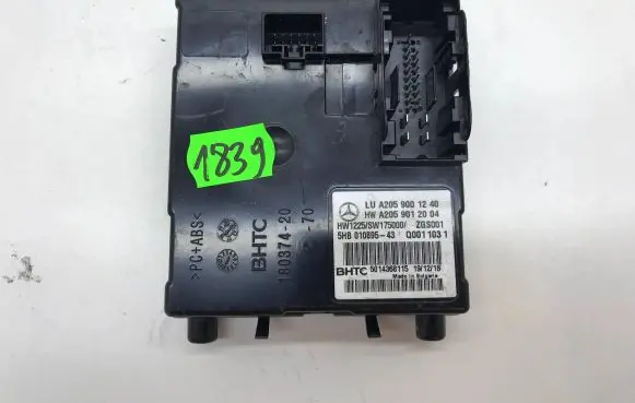 Mercedes-Benz C W205 Air conditioning/heating control unit A2059001240 A2059012004 5W1225SW75000