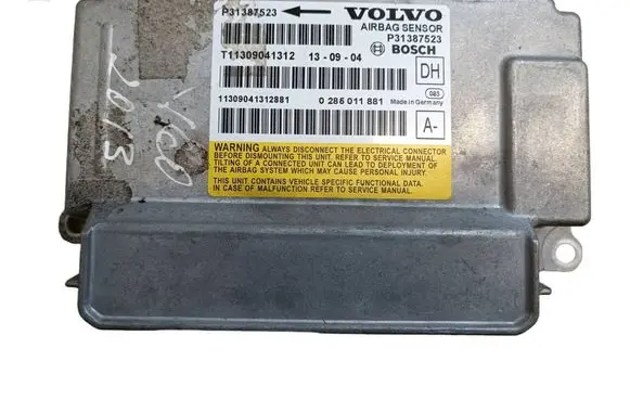 Volvo V60 Airbag control unit/module P01387523 T11309041312 0285011881