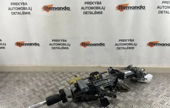 Steering wheel axle set