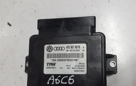 Audi A6 S6 C6 4F Hand brake control module 4F0907801BXAUTOPX 4F0907801B 4F0910801D