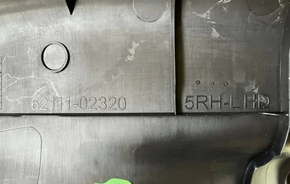 Toyota Auris E180 (A) pillar trim 6211102320