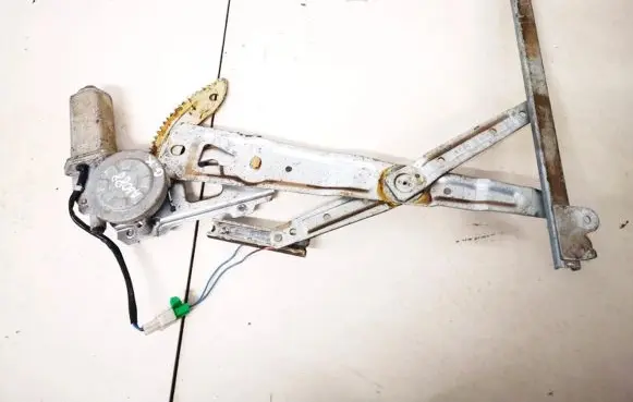 Sliding door window regulator with motor