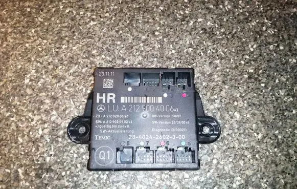Mercedes-Benz E W212 Door control unit/module A2129004006