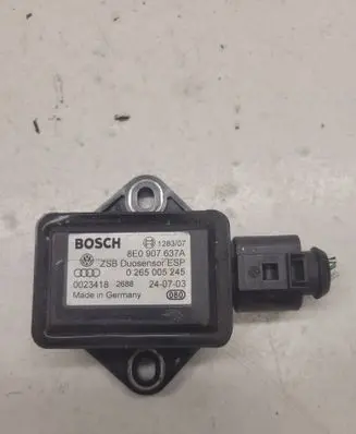 Audi A4 S4 B6 8E 8H ESP acceleration yaw rate sensor 8E0907637A 0265005245