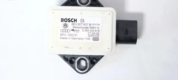 Audi A6 S6 C6 4F ESP acceleration yaw rate sensor 8E0907637B