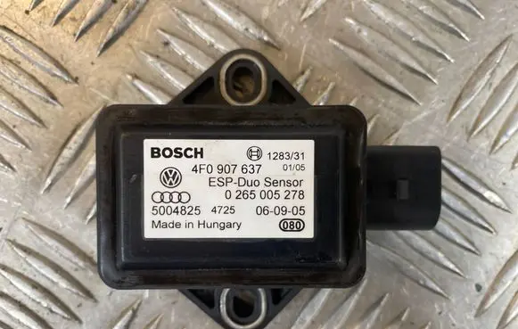 Volkswagen Polo IV 9N3 ESP acceleration yaw rate sensor 4F0907637 5004825 0265005278