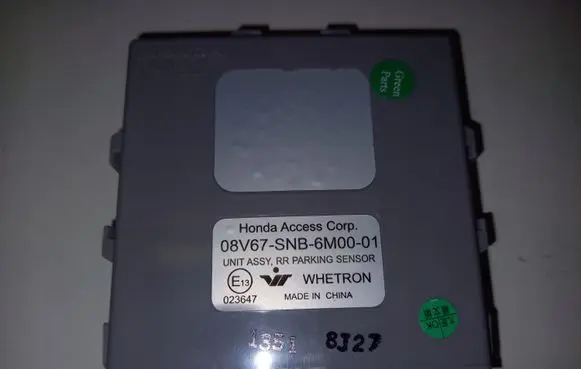 Honda Civic Parking PDC control unit/module 08V67SNB6M0001